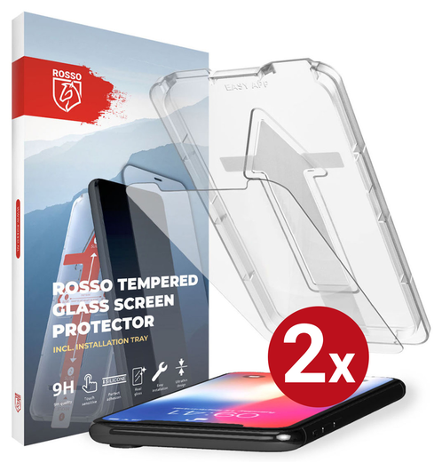 Rosso Apple iPhone XR / 11 Tempered Glass met Installatietray (2-Pack) afbeelding 13