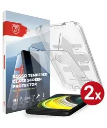 Rosso iPhone SE 2020 / 2022 Tempered Glass Installatietray (2-Pack) afbeelding