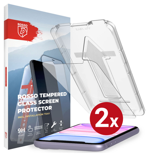 Rosso Apple iPhone 11 Pro Tempered Glass met Installatietray (2-Pack) afbeelding 13
