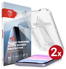 Rosso Apple iPhone 11 Pro Tempered Glass met Installatietray (2-Pack)