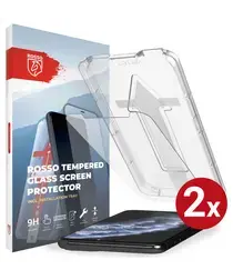 Rosso iPhone 11 Pro Max Tempered Glass met Installatietray (2-Pack) afbeelding