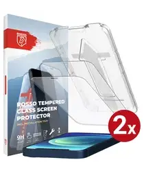 Rosso Apple iPhone 12 mini Tempered Glass met Installatietray (2-Pack) afbeelding