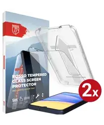 Rosso Samsung Galaxy A15 Tempered Glass met Installatietray (2-Pack) afbeelding