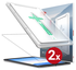 Rosso iPad 9.7 2017/2018 /Air 2 Tempered Glass Installatietray (2-Pack) afbeelding 10