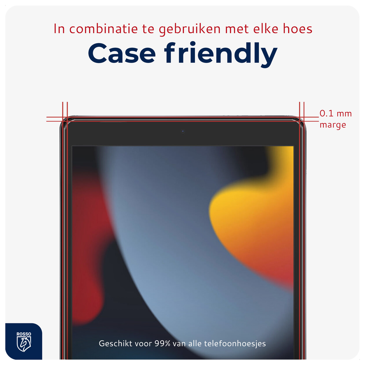 Rosso iPad Pro 11 / Air 10.9 Tempered Glass Installatietray (2-Pack) afbeelding 2