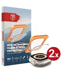 Rosso Apple Watch Ultra 3/2/1 Tempered Glass Installatietray (2-Pack) afbeelding