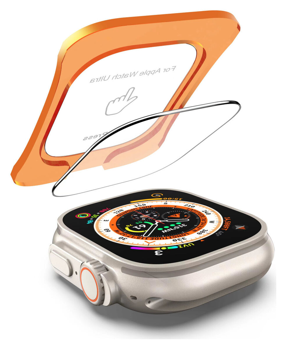 Rosso Apple Watch Ultra 3/2/1 Tempered Glass Installatietray (2-Pack) afbeelding 5