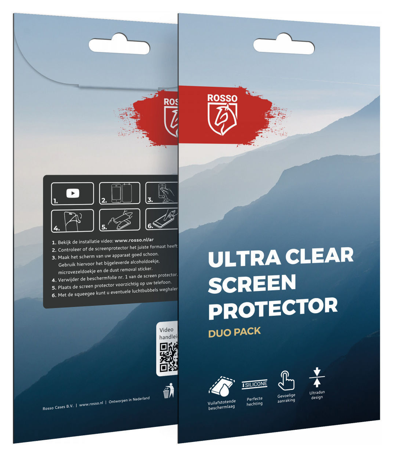 Rosso Oppo Find X9 Screen Protector Case Friendly Folie Duo Pack afbeelding 9