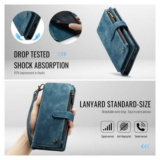 CaseMe C30 Samsung Galaxy S26 Hoesje Pasjeshouder Book Case Bruin afbeelding 7