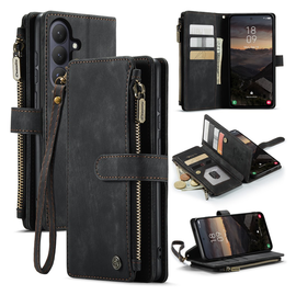 CaseMe C30 Samsung Galaxy S26 Plus Hoesje Pasjeshouder Book Case Zwart afbeelding