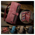 CaseMe C30 Samsung Galaxy S26 Plus Hoesje Pasjeshouder Book Case Rood afbeelding 5