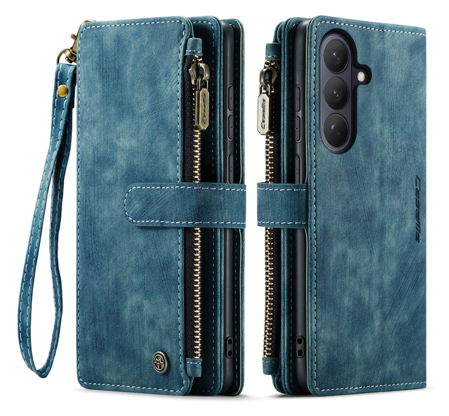 CaseMe C30 Samsung Galaxy S26 Plus Hoesje Pasjeshouder Book Case Blauw afbeelding 3