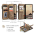 CaseMe C30 Samsung Galaxy S26 Ultra Hoesje Pasjeshouder Book Case Bruin afbeelding 4