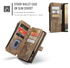 CaseMe C30 Samsung Galaxy S26 Ultra Hoesje Pasjeshouder Book Case Bruin afbeelding 9