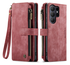 CaseMe C30 Samsung Galaxy S26 Ultra Hoesje Pasjeshouder Book Case Rood afbeelding 3