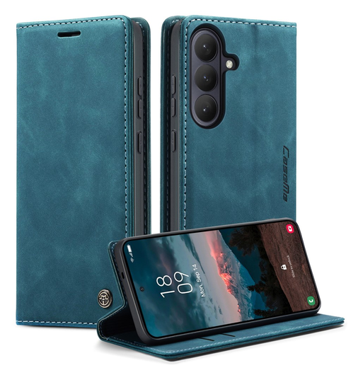 CaseMe 013 Samsung Galaxy S26 Hoesje Book Case met Standaard Blauw afbeelding 1