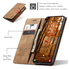 CaseMe 013 Samsung Galaxy S26 Plus Hoesje Book Case met Standaard Bruin afbeelding 4