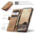 CaseMe 013 Samsung Galaxy S26 Ultra Hoesje Book Case met Standaard Bruin afbeelding 4