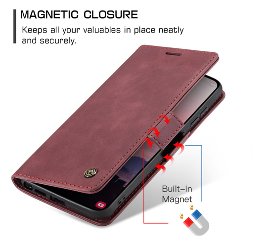 CaseMe 013 Samsung Galaxy S26 Ultra Hoesje Book Case met Standaard Rood afbeelding 10