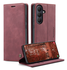 CaseMe 013 Samsung Galaxy S26 Plus Hoesje Book Case met Standaard Rood