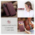 CaseMe 013 Samsung Galaxy S26 Plus Hoesje Book Case met Standaard Rood afbeelding 9