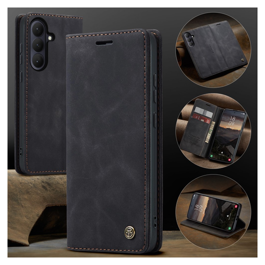 CaseMe 013 Samsung Galaxy S26 Plus Hoesje Book Case met Standaard Zwart afbeelding 8