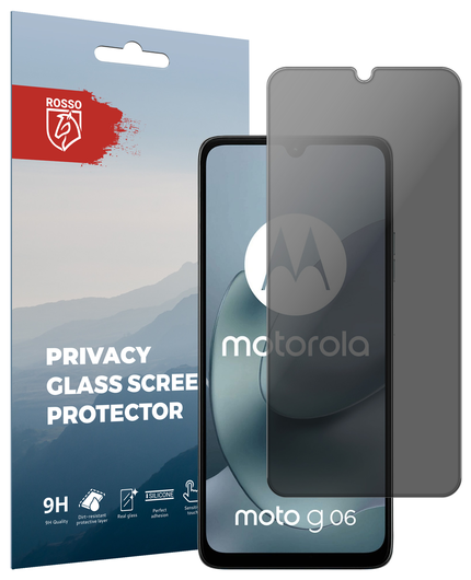 Rosso Motorola Moto G06 9H Tempered Glass Screen Protector Privacy afbeelding 1