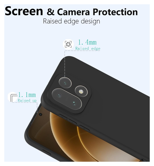 OnePlus 15 Hoesje Dun TPU Back Cover Matte Zwart afbeelding 4