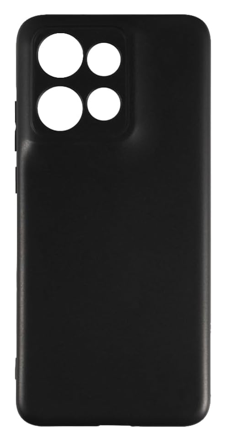 Motorola Edge 60 Neo Hoesje Dun TPU Back Cover Matte Zwart afbeelding 1