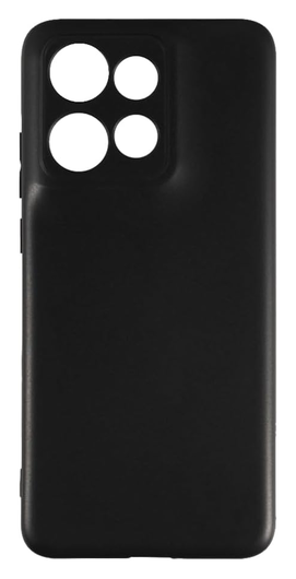 Motorola Edge 60 Neo Hoesje Dun TPU Back Cover Matte Zwart afbeelding 1