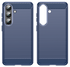 Samsung Galaxy S26 Hoesje Geborsteld TPU Flexibele Back Cover Blauw afbeelding 2