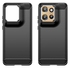 Motorola Edge 60 Neo Hoesje Geborsteld TPU Flexibele Back Cover Zwart afbeelding 2