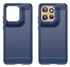 Motorola Edge 60 Neo Hoesje Geborsteld TPU Flexibele Back Cover Blauw afbeelding 2