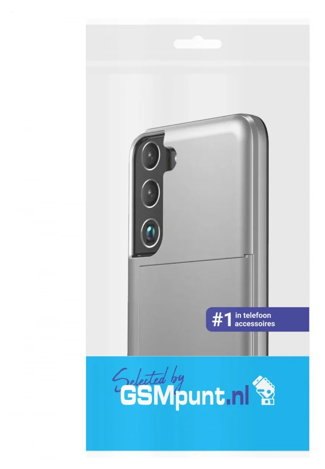 Samsung Galaxy S26 Hoesje met Slider Kaarthouder Back Cover Grijs afbeelding 12