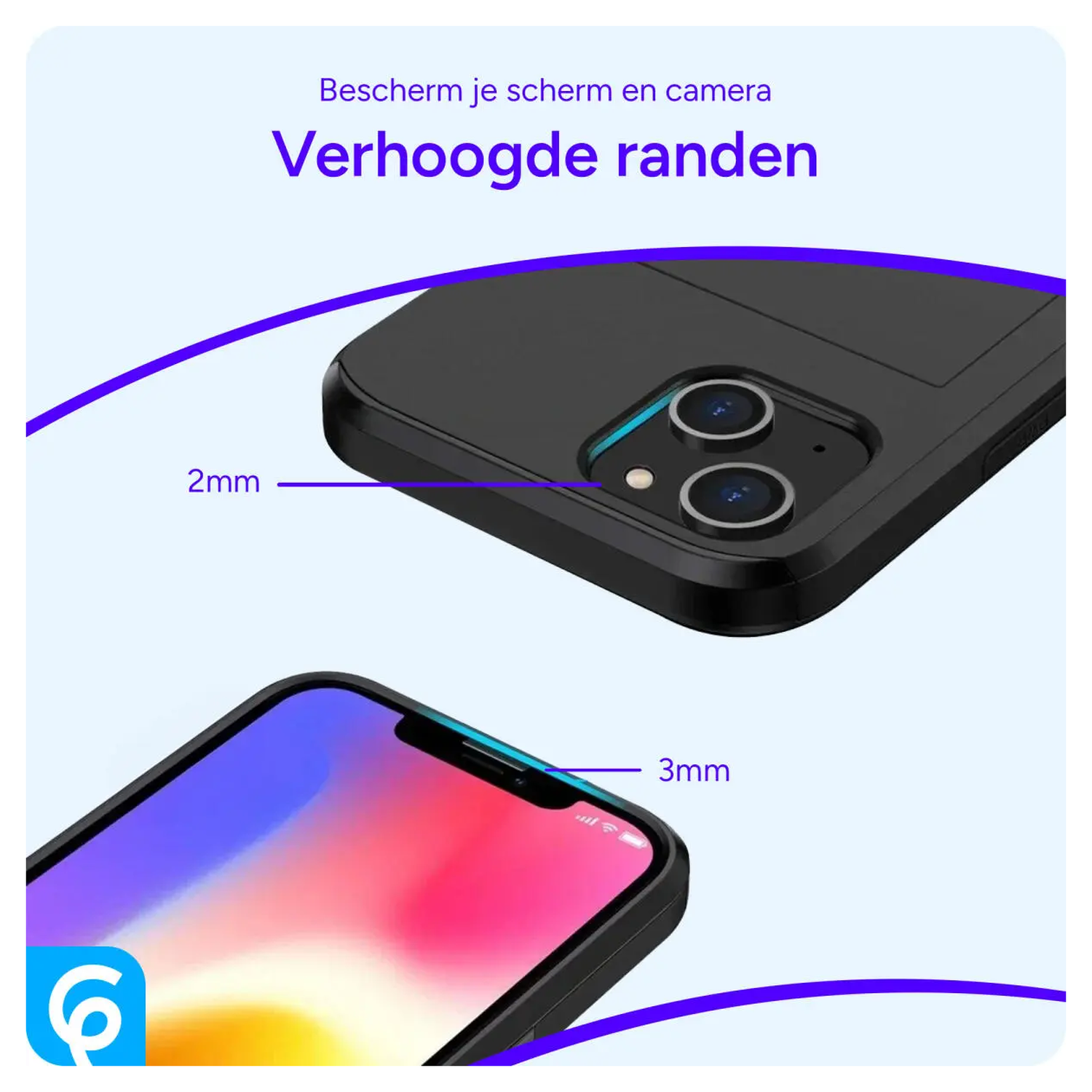 Samsung Galaxy S26 Ultra Hoesje met Slider Kaarthouder Back Cover Zwart afbeelding 7