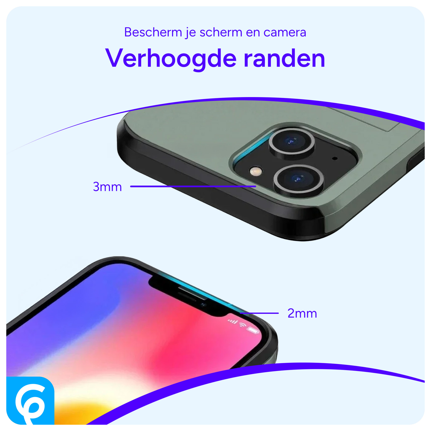 Samsung Galaxy S26 Ultra Hoesje met Slider Kaarthouder Back Cover Groen afbeelding 6