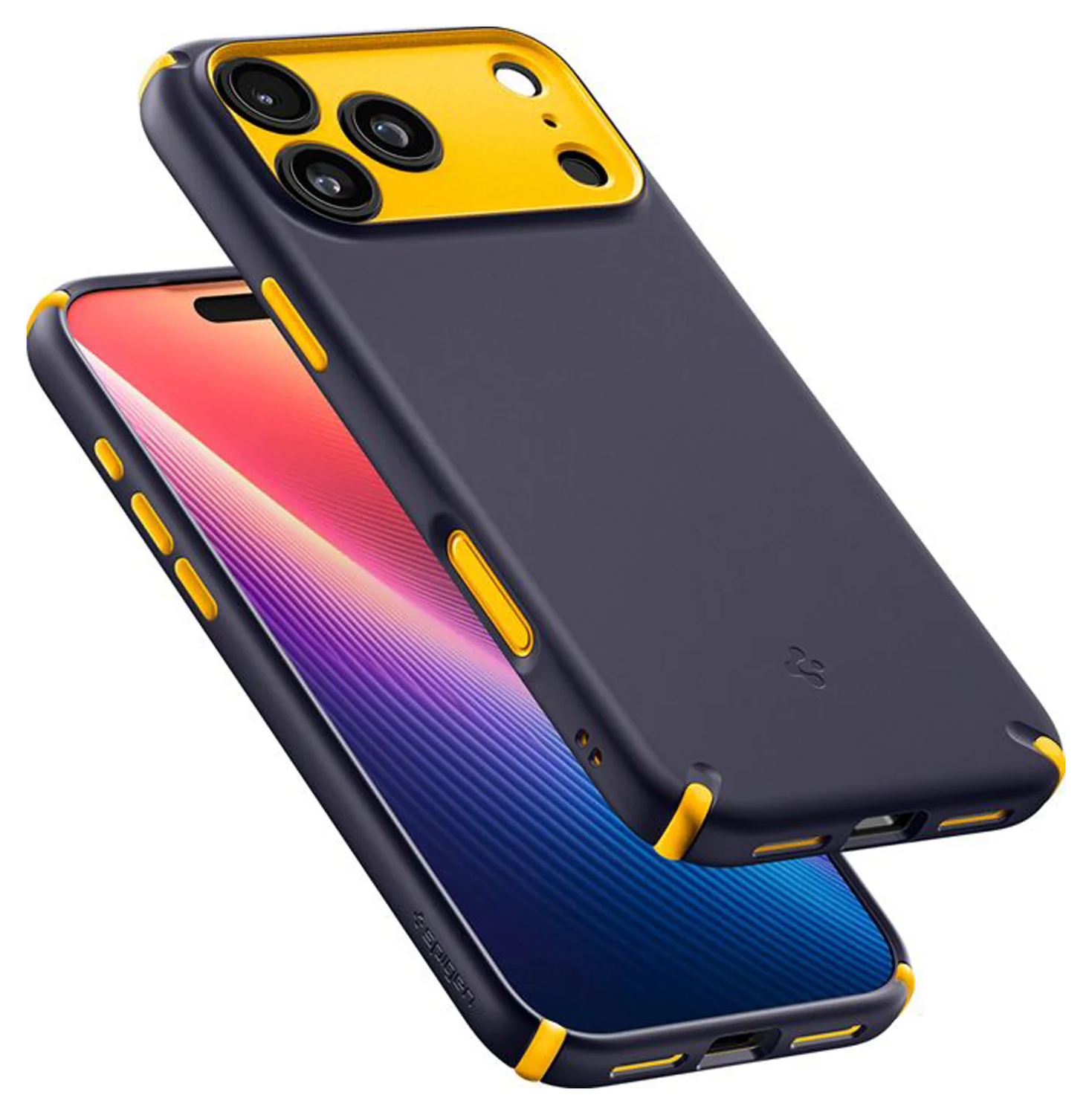 Spigen Nano Pop MagFit Apple iPhone 17 Pro Hoesje MagSafe Back Cover Blauw afbeelding 5