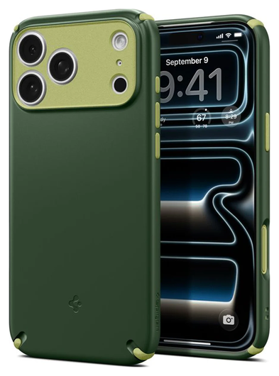 Spigen Nano Pop MagFit Apple iPhone 17 Pro Max Hoesje MagSafe Back Cover Groen afbeelding 2