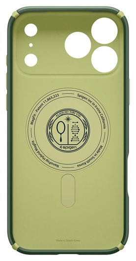 Spigen Nano Pop MagFit Apple iPhone 17 Pro Max Hoesje MagSafe Back Cover Groen afbeelding 4