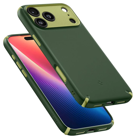 Spigen Nano Pop MagFit Apple iPhone 17 Pro Max Hoesje MagSafe Back Cover Groen afbeelding 6