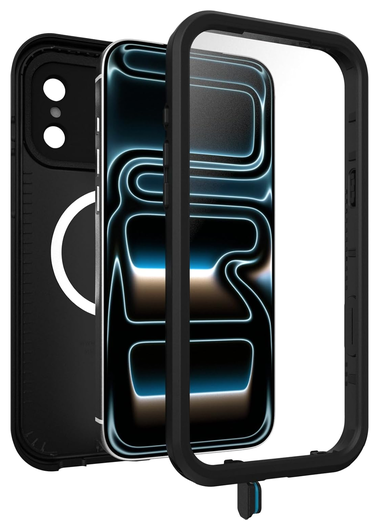 OtterBox Fre MagSafe iPhone 17 Pro Max Hoesje Waterdicht Full Protect Zwart afbeelding 4