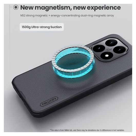 Nillkin Frosted Shield Xiaomi 15T Hoesje MagSafe Back Cover Zwart afbeelding 3