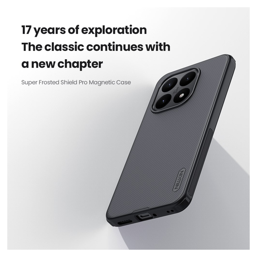 Nillkin Frosted Shield Xiaomi 15T Hoesje MagSafe Back Cover Zwart afbeelding 5