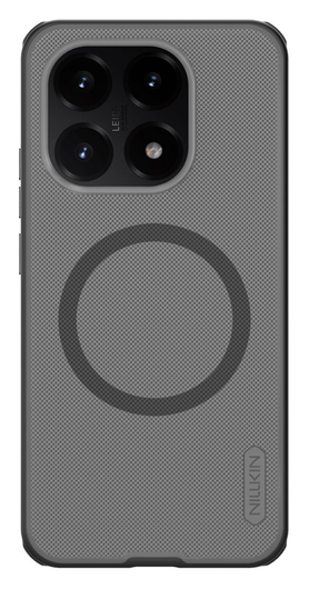 Nillkin Frosted Shield Xiaomi 15T Hoesje MagSafe Back Cover Transparant Zwart afbeelding 1