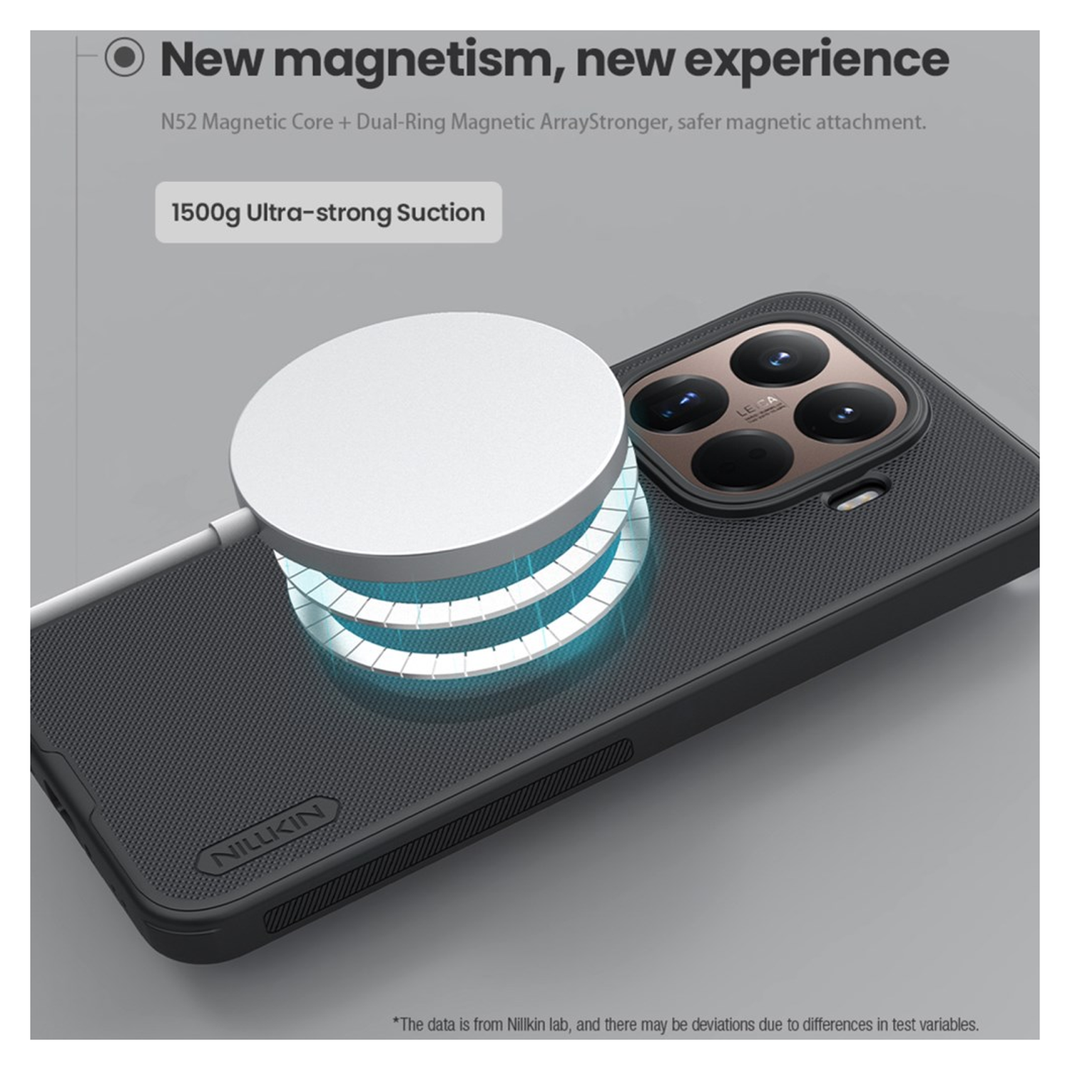 Nillkin Frosted Shield Xiaomi 15T Pro Hoesje MagSafe Zwart afbeelding 4