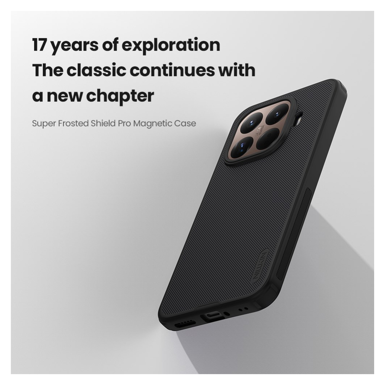 Nillkin Frosted Shield Xiaomi 15T Pro Hoesje MagSafe Zwart afbeelding 5