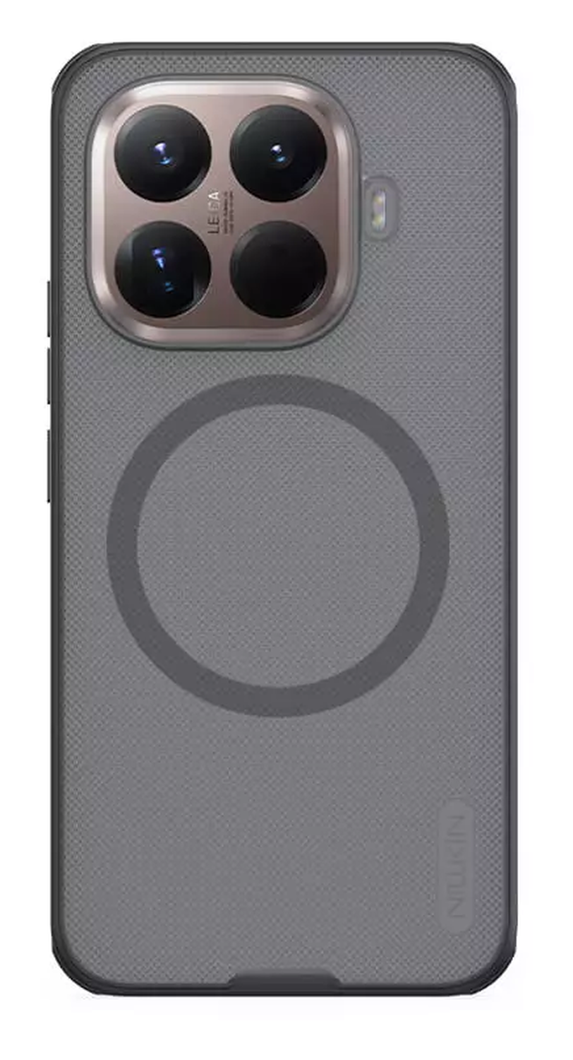 Nillkin Frosted Shield Xiaomi 15T Pro Hoesje MagSafe Transparant Zwart afbeelding 1