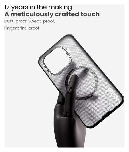 Nillkin Frosted Shield Xiaomi 15T Pro Hoesje MagSafe Transparant Zwart afbeelding 7