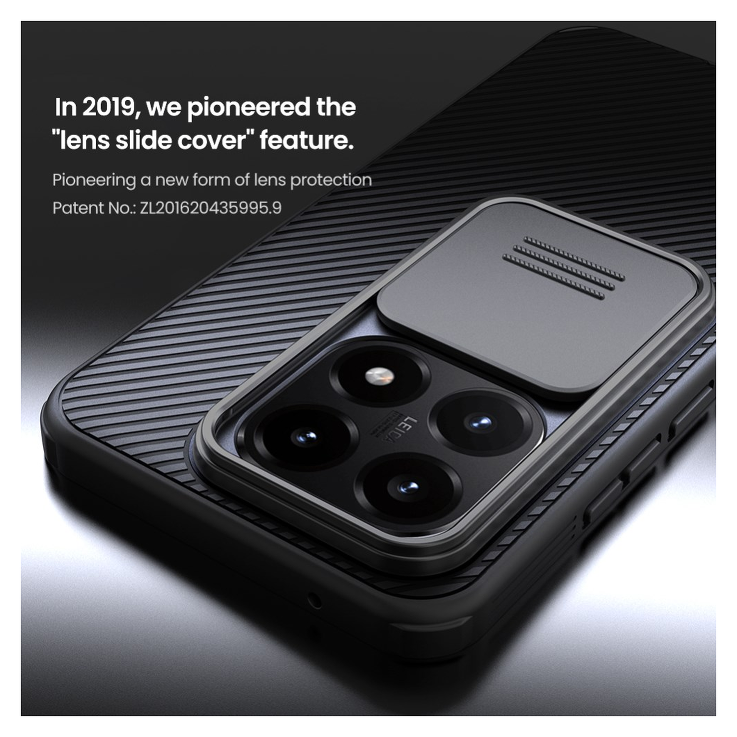 Nillkin CamShield Xiaomi 15T Hoesje Camera Slider Back Cover Zwart afbeelding 5