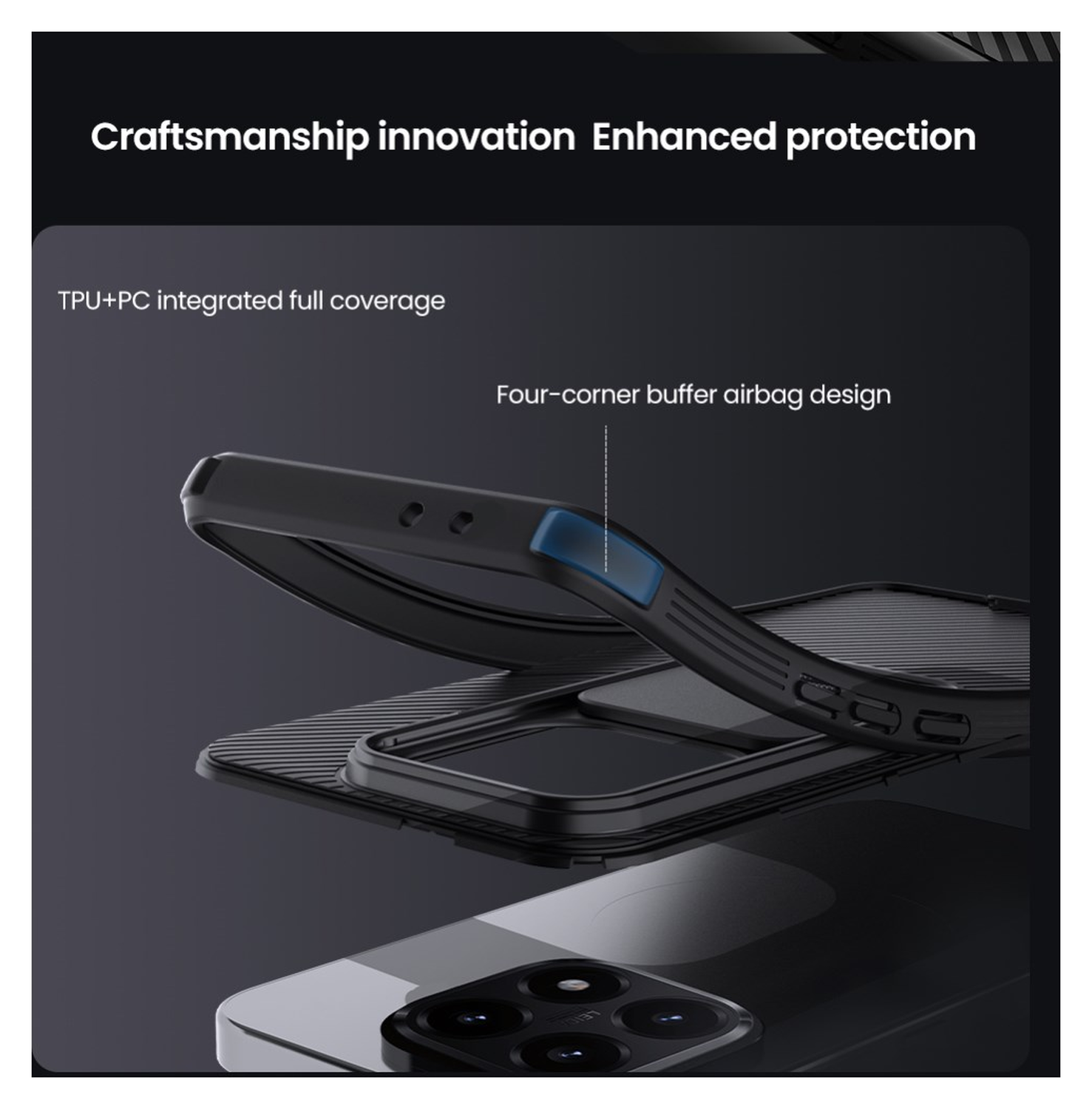 Nillkin CamShield Xiaomi 15T Hoesje Camera Slider Back Cover Zwart afbeelding 7